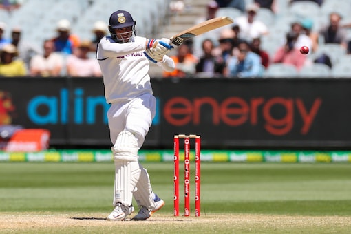 India’s Shubman Gill plays a pull shot during play on day four of the second cricket test between India and Australia at the Melbourne Cricket Ground, Melbourne, Australia, Tuesday, Dec. 29, 2020. (AP Photo/Asanka Brendon Ratnayake)