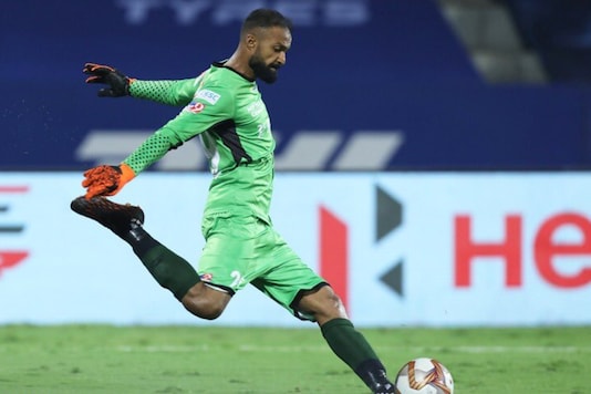 Arindam Bhattacharja shone for ATK Mohun Bagan in their goalless draw. (Photo Credit: ATKMB Twitter) Arindam Bhattacharja shone for ATK Mohun Bagan in their goalless draw. (Photo Credit: ATKMB Twitter)