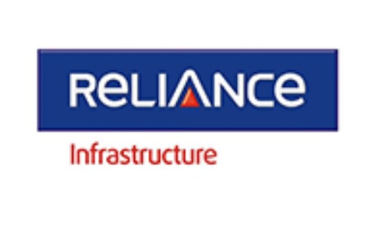 Reliance Infrastructure logo.