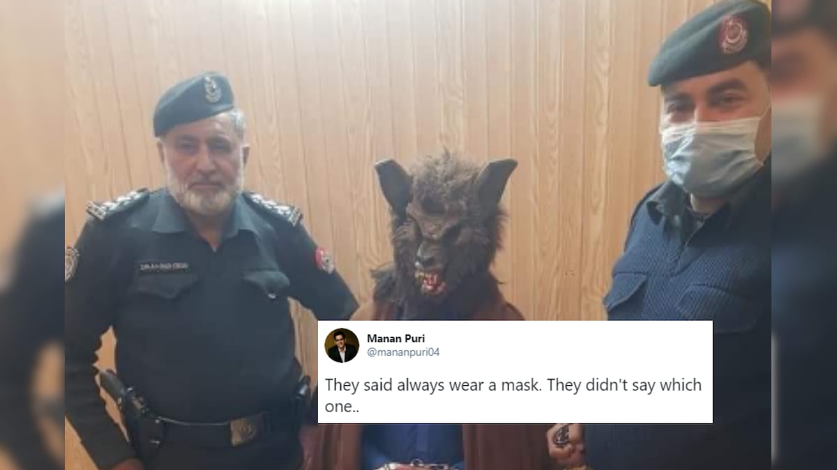 Pakistani Man Arrested for Wearing a Wolf Mask on New Year's Eve, Twitter Asks 'What's Wrong?'