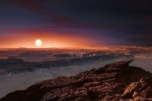 A view of the surface of the planet Proxima b orbiting the red dwarf star Proxima Centauri, the closest star to our Solar System, is seen in an undated artist's impression released by the European Southern Observatory August 24, 2016. (Reuters) A view of the surface of the planet Proxima b orbiting the red dwarf star Proxima Centauri, the closest star to our Solar System, is seen in an undated artist's impression released by the European Southern Observatory August 24, 2016. (Reuters)