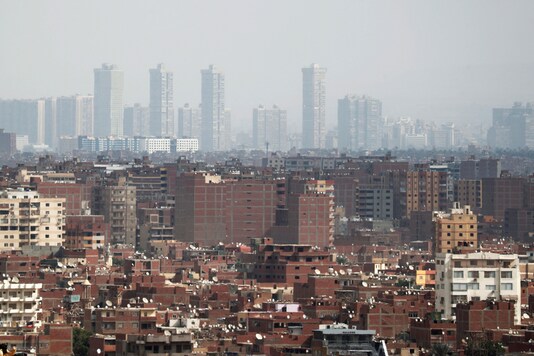 FILE PHOTO: A general view of houses, resident towers, banks and hotels in Cairo, Egypt, November 9, 2020. Picture taken November 9, 2020. REUTERS/Amr Abdallah Dalsh/File Photo
