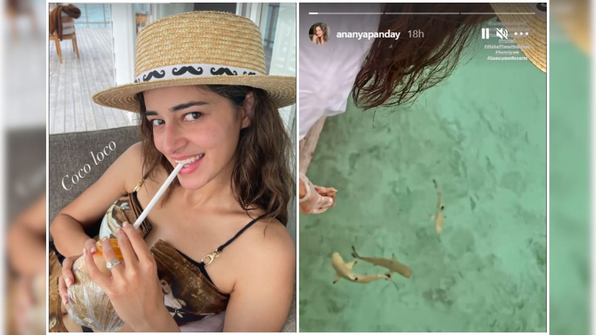 Ananya Panday Plays with Baby Sharks in Maldives to the Perfect Background Song