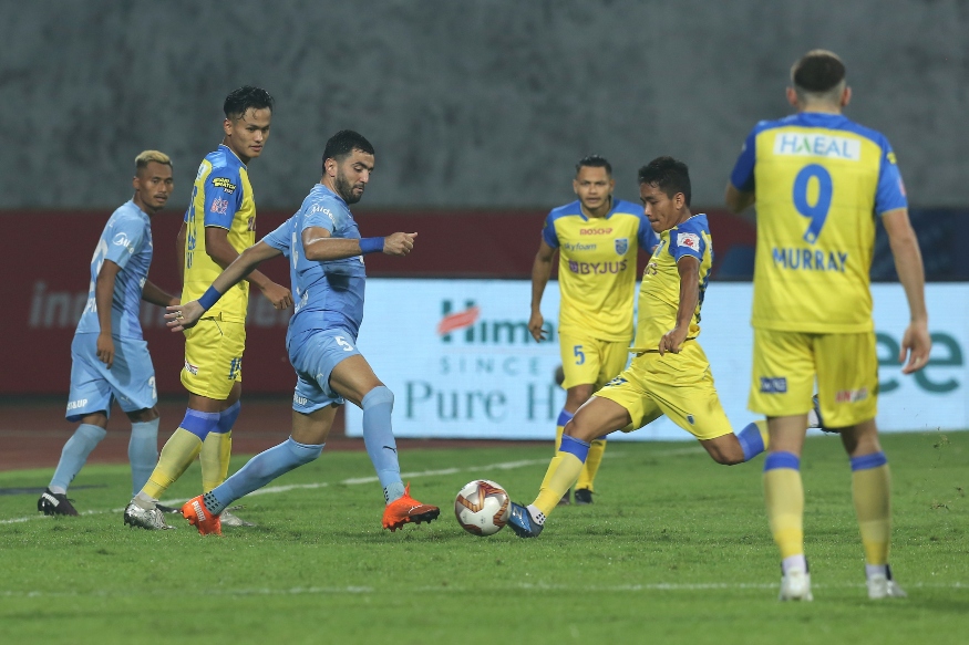 ISL 202021 Le Fondre, Boumous' 1st Half Goals Help Mumbai City FC Beat Kerala Blasters, In Pics