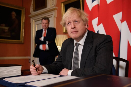 File pic of Britain's Prime Minister Boris Johnson. 