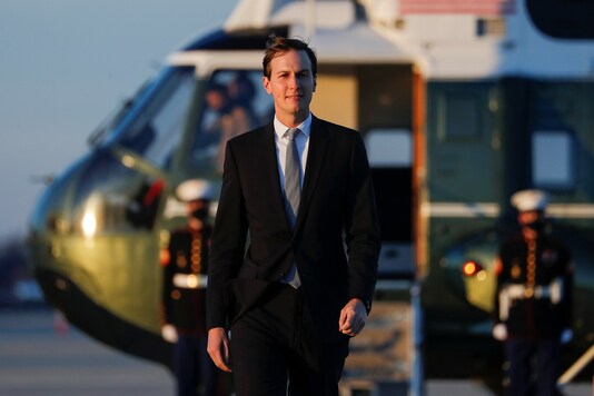 FILE PHOTO: White House Senior Advisor and son in law to U.S. President Donald Trump Jared Kushner walks towards Air Force One at Joint Base Andrews in Maryland, U.S., December 23, 2020. REUTERS/Tom Brenner FILE PHOTO: White House Senior Advisor and son in law to U.S. President Donald Trump Jared Kushner walks towards Air Force One at Joint Base Andrews in Maryland, U.S., December 23, 2020. REUTERS/Tom Brenner