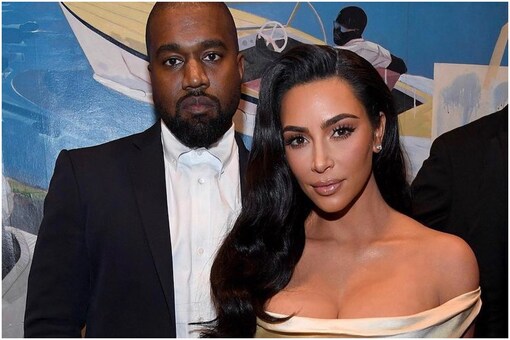 Kim Kardashian with Kanye West