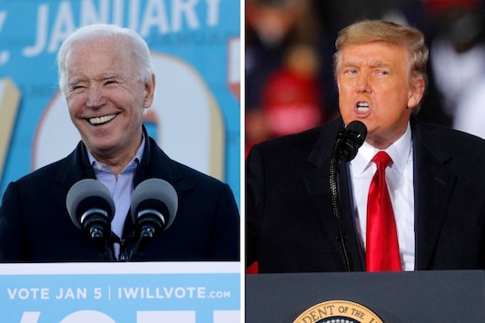 US president-elect Joe Biden and outgoing president Donald Trump in file photos. (Reuters) US president-elect Joe Biden and outgoing president Donald Trump in file photos. (Reuters)