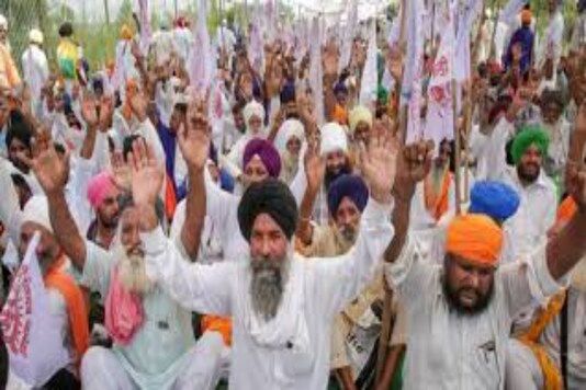 File photo of farmers' protest.