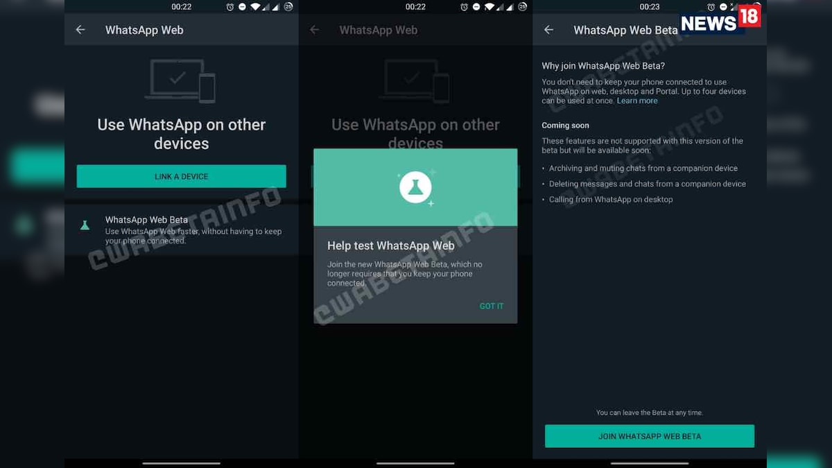 Latest WhatsApp Beta Gives Sneak Peek At Multi-Device And Confirms WhatsApp Calls On Desktop Apps