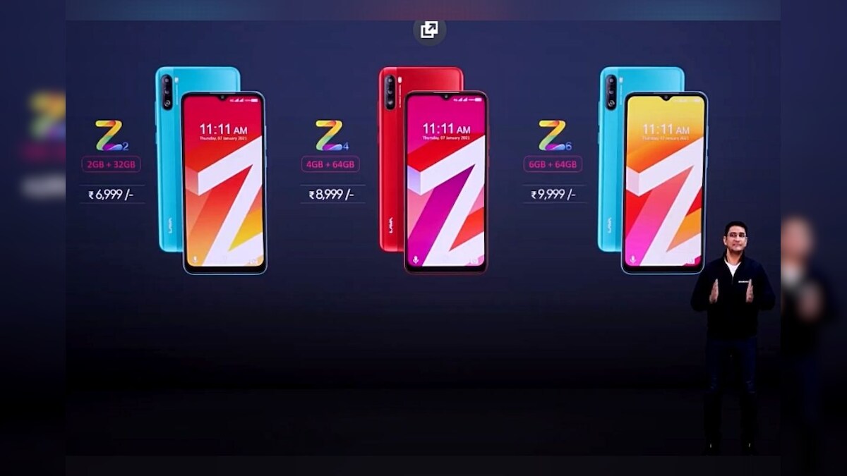 Lava Z1, Z2, Z4 and Z6 Made in India Smartphones With MediaTek Chips Launched, Priced Under Rs 10,000