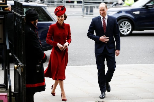 Britain's Prince William and Catherine, Duchess of Cambridge, arrive for the annual Commonwealth Service at Westminster Abbey in London, Britain March 9, 2020. REUTERS/Henry Nicholls - RC2FGF93FCQH