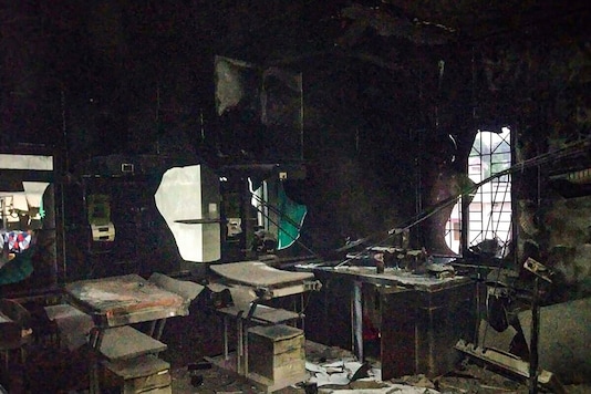 Charred remains of furniture and other equipments at the Bhandara General Hospital, where a fire broke out, in Bhandara district, Saturday, Jan. 9, 2021. (PTI Photo) Charred remains of furniture and other equipments at the Bhandara General Hospital, where a fire broke out, in Bhandara district, Saturday, Jan. 9, 2021. (PTI Photo)