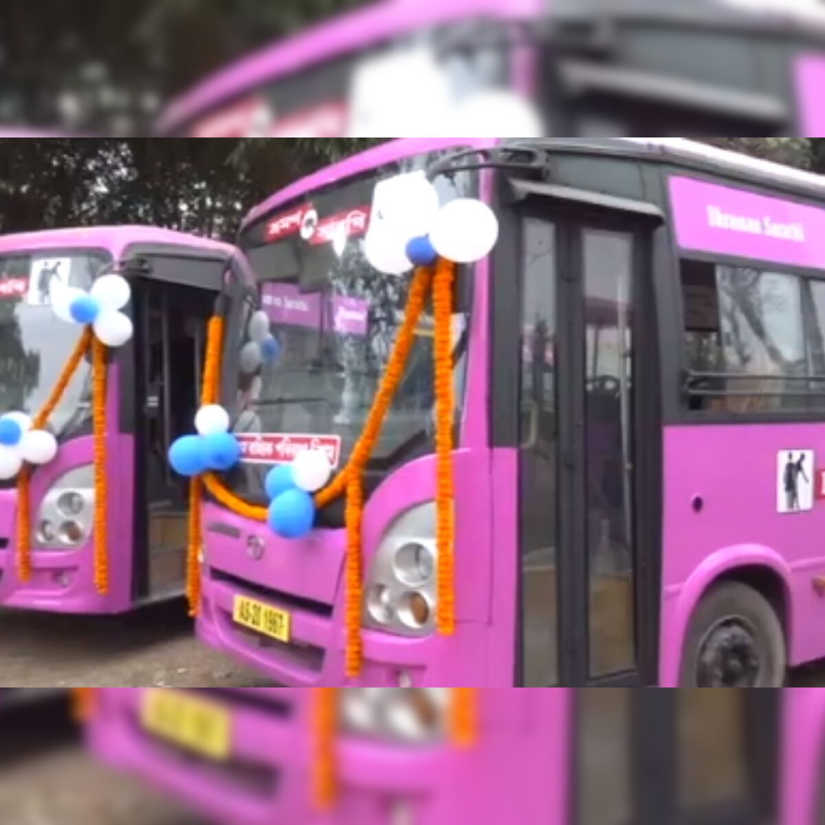 Now, Women and Senior Citizens Can Travel in Exclusive and Free 'Pink Buses'  in Assam's Guwahati