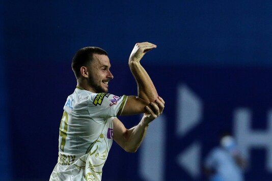 Jordan Murray scored a late brace in Kerala Blasters' win. (Photo Credit: ISL)