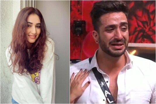Disha Parmar (L), Aly Goni