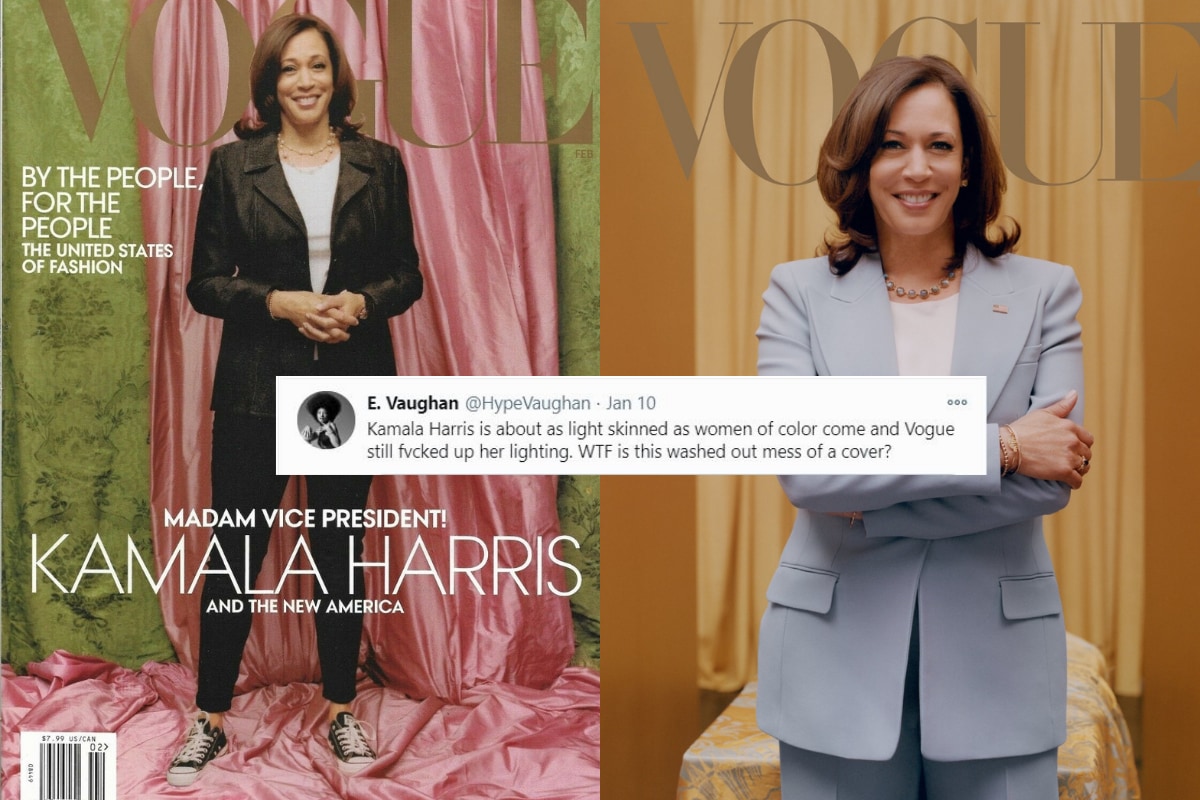Vogue Cover Of Kamala Harris Was Meant To Break Stereotypes It Made Her Skin Lighter