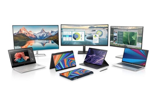 New HP products that have been launched for CES 2021. (Image Credit: HP)