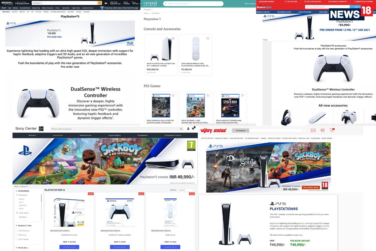 playstation 5 pre order website