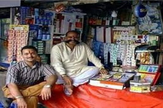 File photos of the famous Muchhad Paanwala shop.