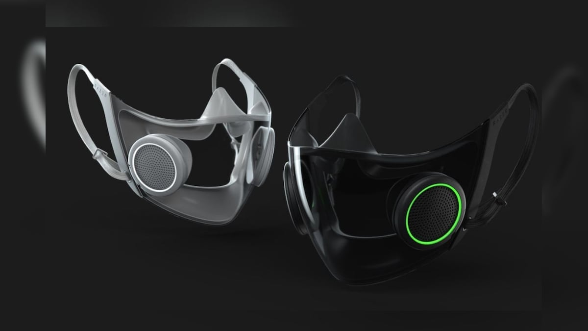 Razer Project Hazel With RGB Lights and Inbuilt Mic Unveiled as 'World's Smartest' N95 Mask at CES 2021