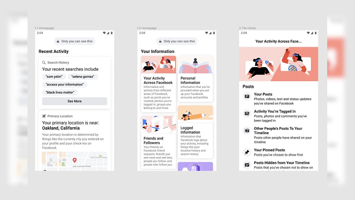 Amid WhatsApp Privacy Row and iOS 14 Security Prompt, Facebook Revamps 'Access Your Info' Tool