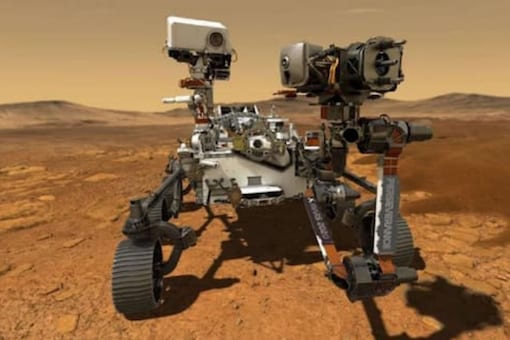 NASA's Perseverance Mars Rover. Image credits: AFP.

