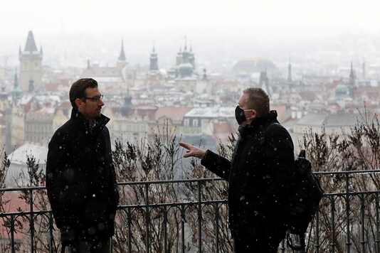 A job seeker speaks with Blake Wittman (L), European Business Director of GoodCall recruitment agency, during a job interview conducted in a park.
REUTERS/David W Cerny A job seeker speaks with Blake Wittman (L), European Business Director of GoodCall recruitment agency, during a job interview conducted in a park.
REUTERS/David W Cerny