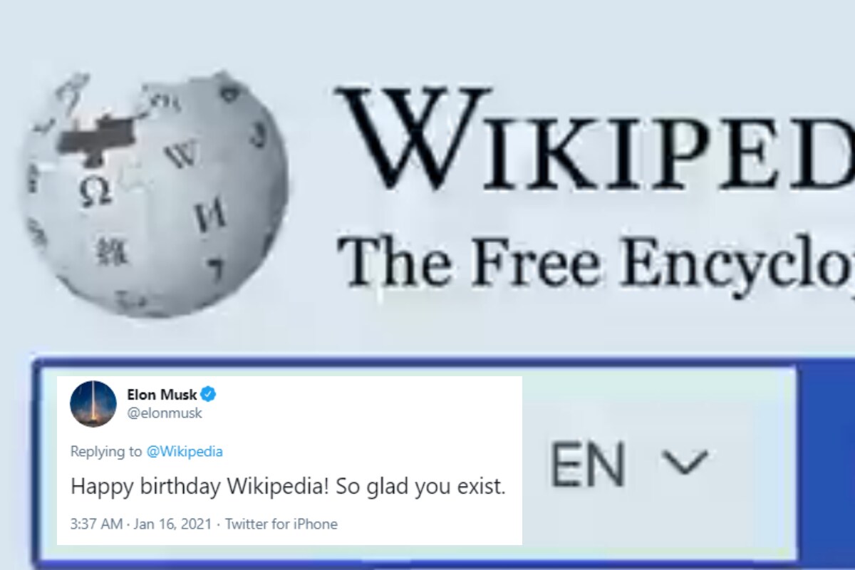 Elon Musk's Wholesome Birthday Wish to Wikipedia On its 20th