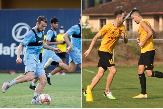 ISL 2020-21: Mumbai City FC take on Hyderabad FC (Photo Credit: Twitter)