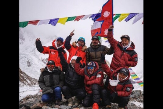 A team of climbers from Nepal on Saturday become the first mountaineers to successfully complete a winter attempt on the summit of K2, the world's second tallest peak.