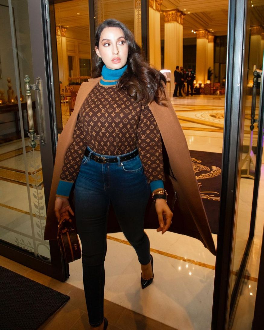 Nora appeared in a few Bollywood films but shot to fame with her jaw-dropping dance moves in the remake of the song 'Dilbar'. (Image: Instagram) Nora appeared in a few Bollywood films but shot to fame with her jaw-dropping dance moves in the remake of the song 'Dilbar'. (Image: Instagram)