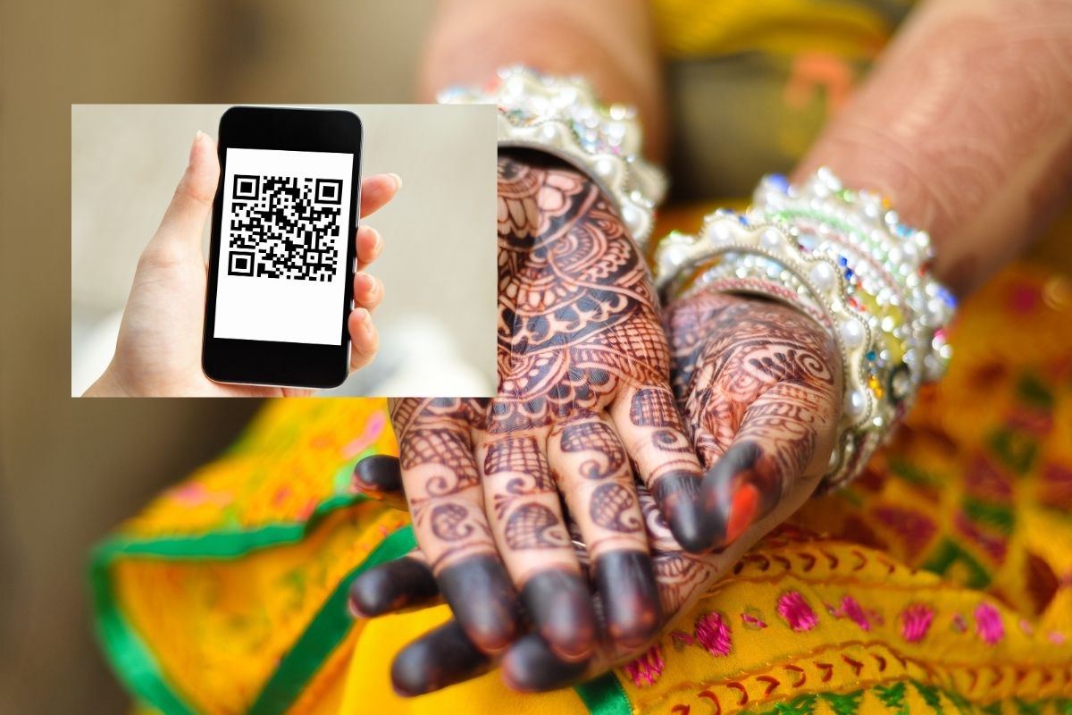 Madurai Couple Prints QR Code on Wedding Invite for Guests to Transfer Gift Cash to Bank Account