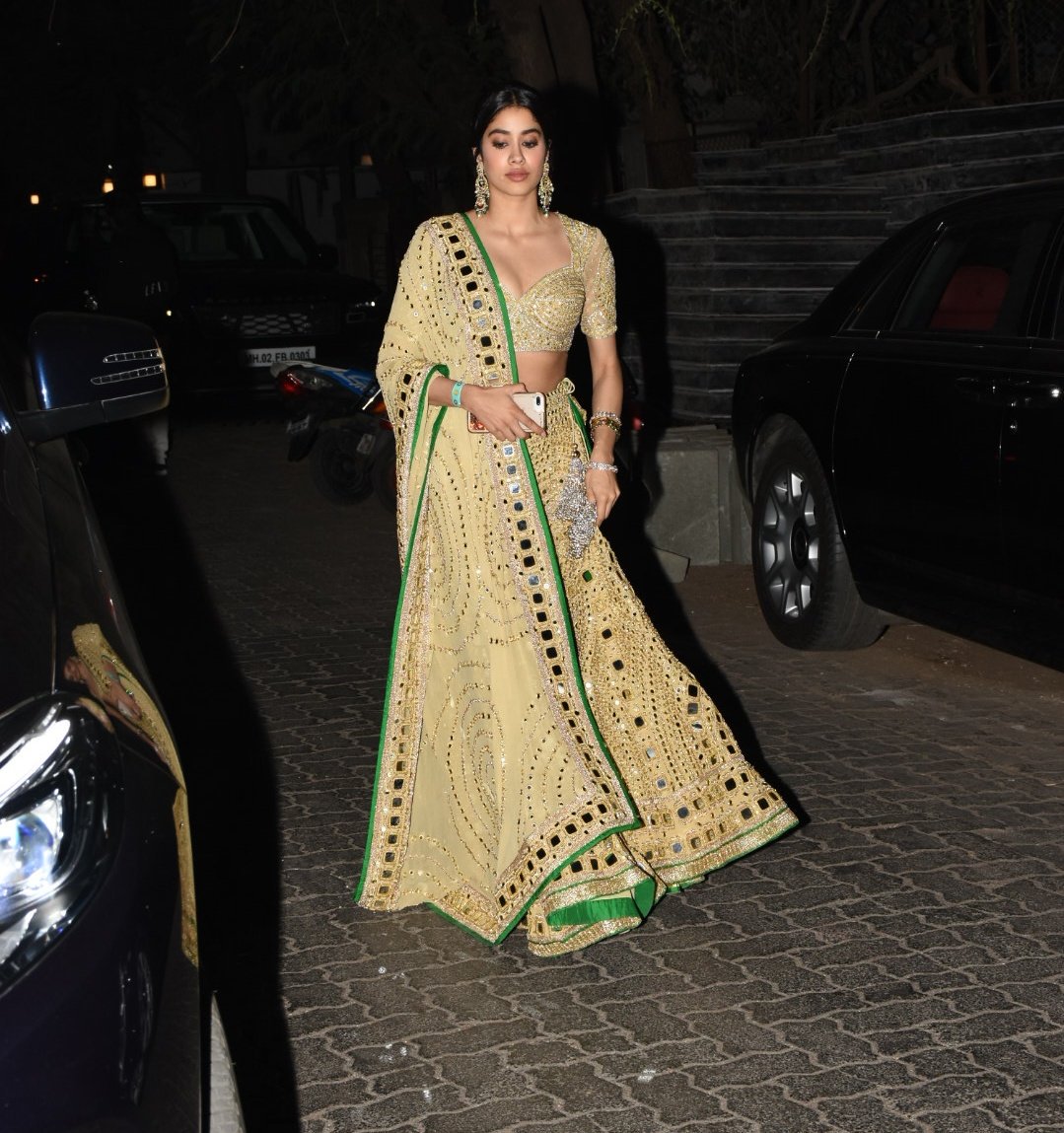  In a gorgeous embellished lehenga. (Image: Instagram)