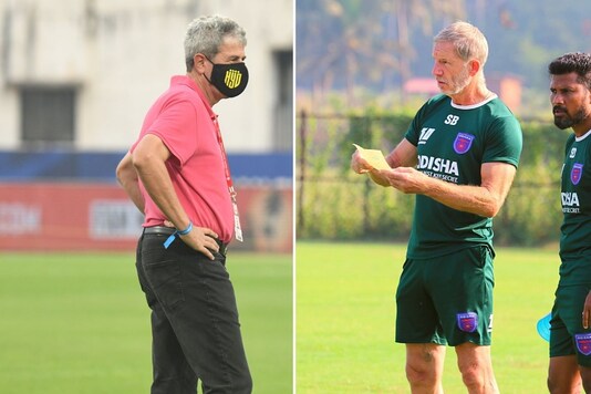 ISL 2020-21: HFC vs OFC (Photo Credit: Twitter)