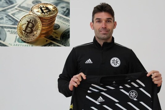 David Barral , first-ever player to be purchased using the decentralized digital currency (Photo Credit: Twitter)