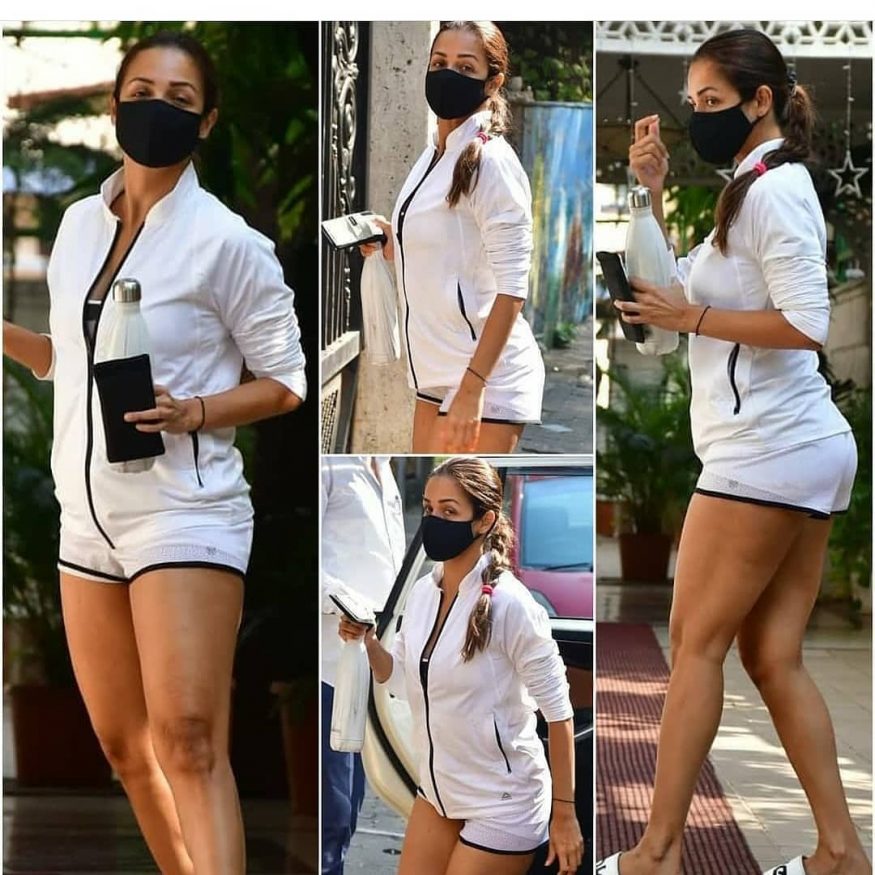 Malaika Arora's gym looks are something we all look forward to. She is either seen wearing shorts or tights. Which do you think looks hotter? (Image: Instagram) Malaika Arora's gym looks are something we all look forward to. She is either seen wearing shorts or tights. Which do you think looks hotter? (Image: Instagram)