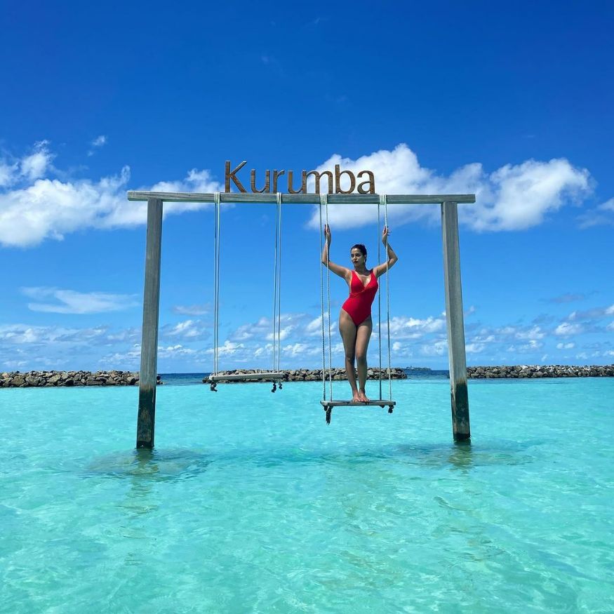 Dressed in swimsuits and bikinis, the actress is seen giving major vacay goals. (Image: Instagram) Dressed in swimsuits and bikinis, the actress is seen giving major vacay goals. (Image: Instagram)