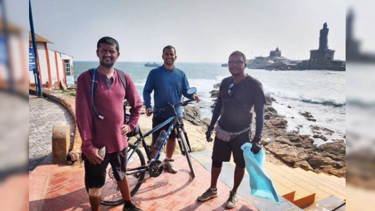 Working From Road? Trio From Mumbai Cycled to Kanyakumari Without ...