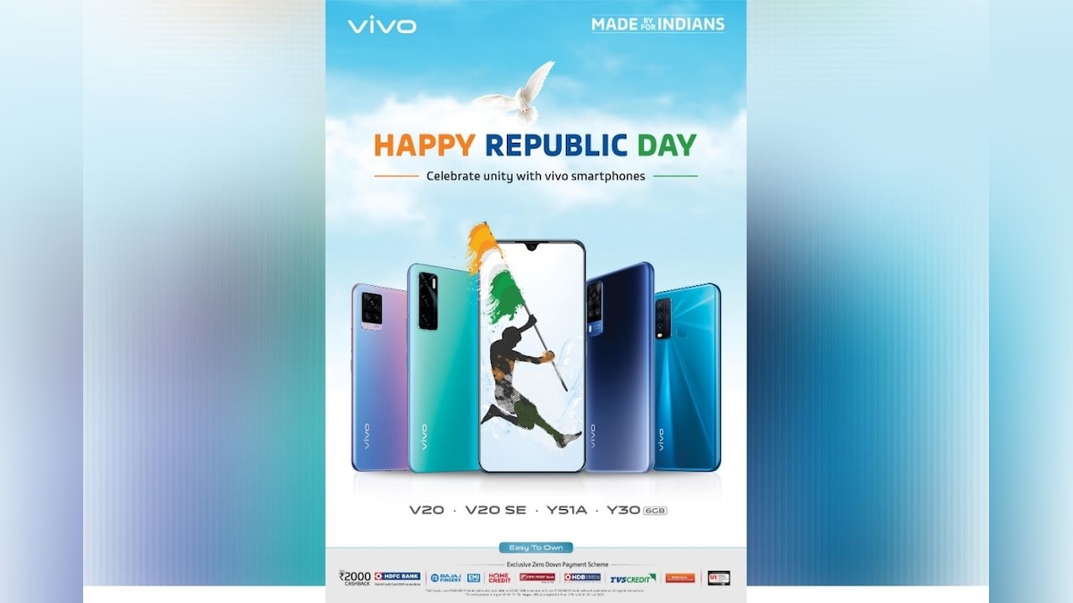 Vivo India Announces Republic Day Sale Offers: Best Deals on Vivo V20, Y51A and Y30