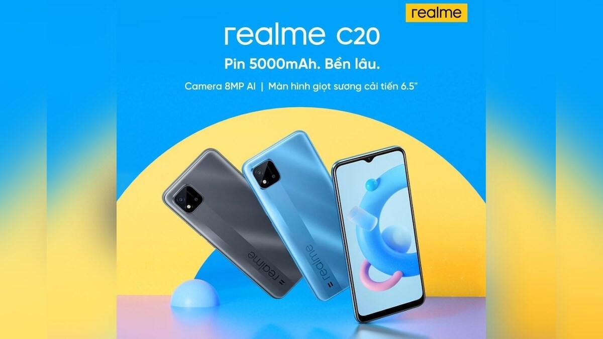 Realme C20 Entry-Level Smartphone With 8-Megapixel Camera Launched: Price, Availability and More