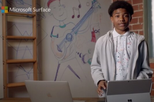 Microsoft Surface Pro 7 promotional video (Image: YouTube / Microsoft Surface)
