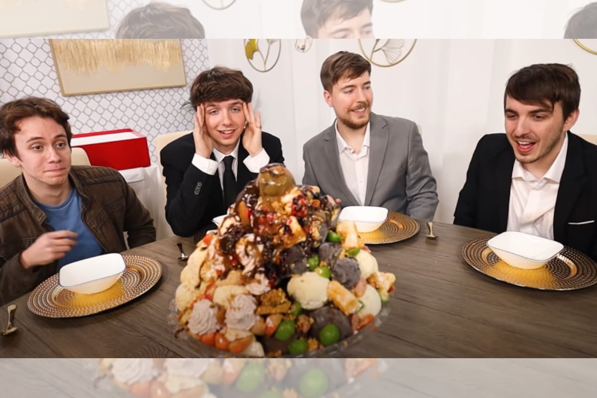 MrBeast Just Had a Rs 73 Lakh Ice Cream Sundae in Viral Video and Set the Internet on Fire - News18