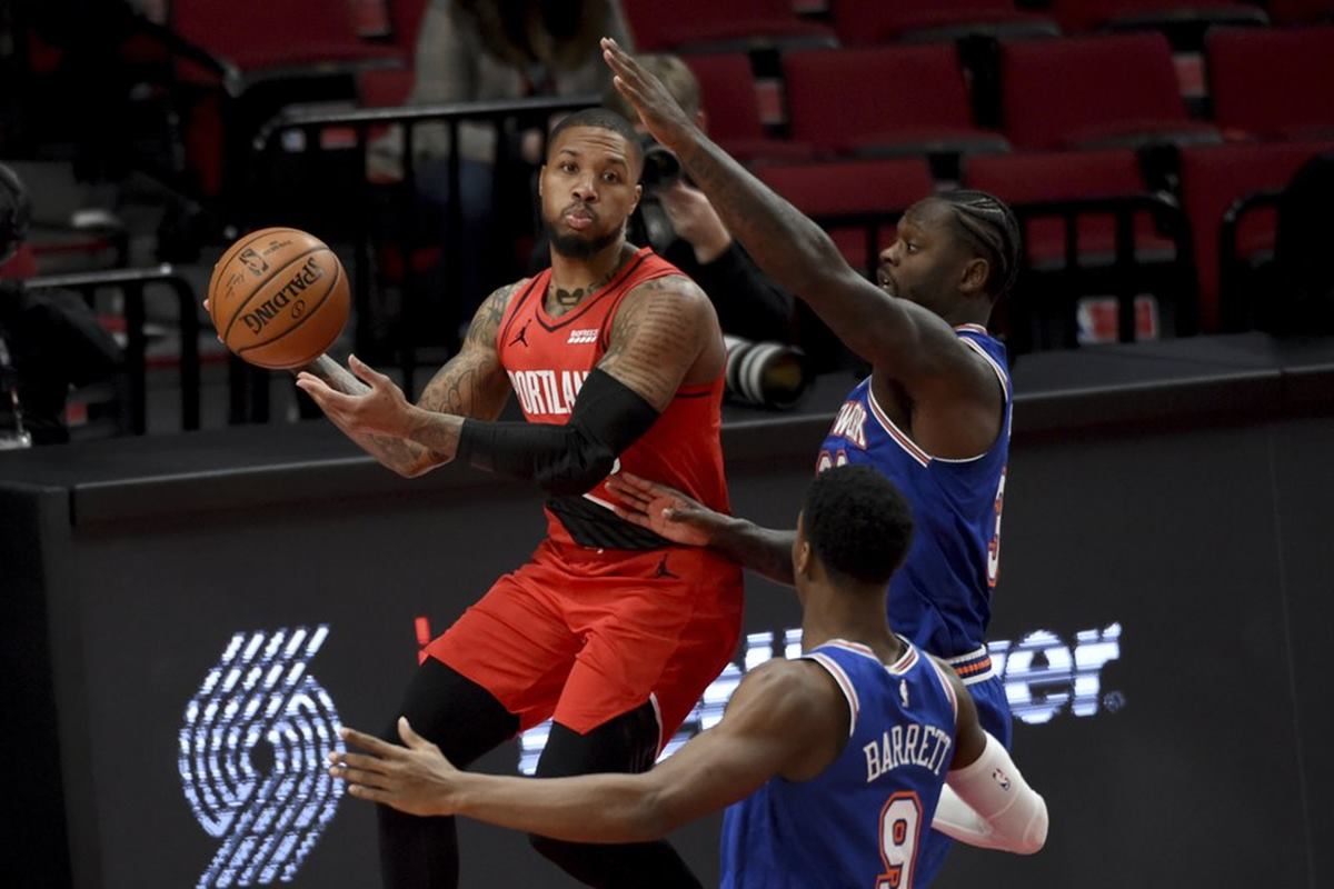 portland trail blazers knicks