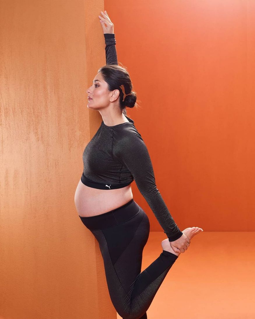 Heavily Pregnant Kareena Kapoor Khan Performs Yoga With Effortless Ease