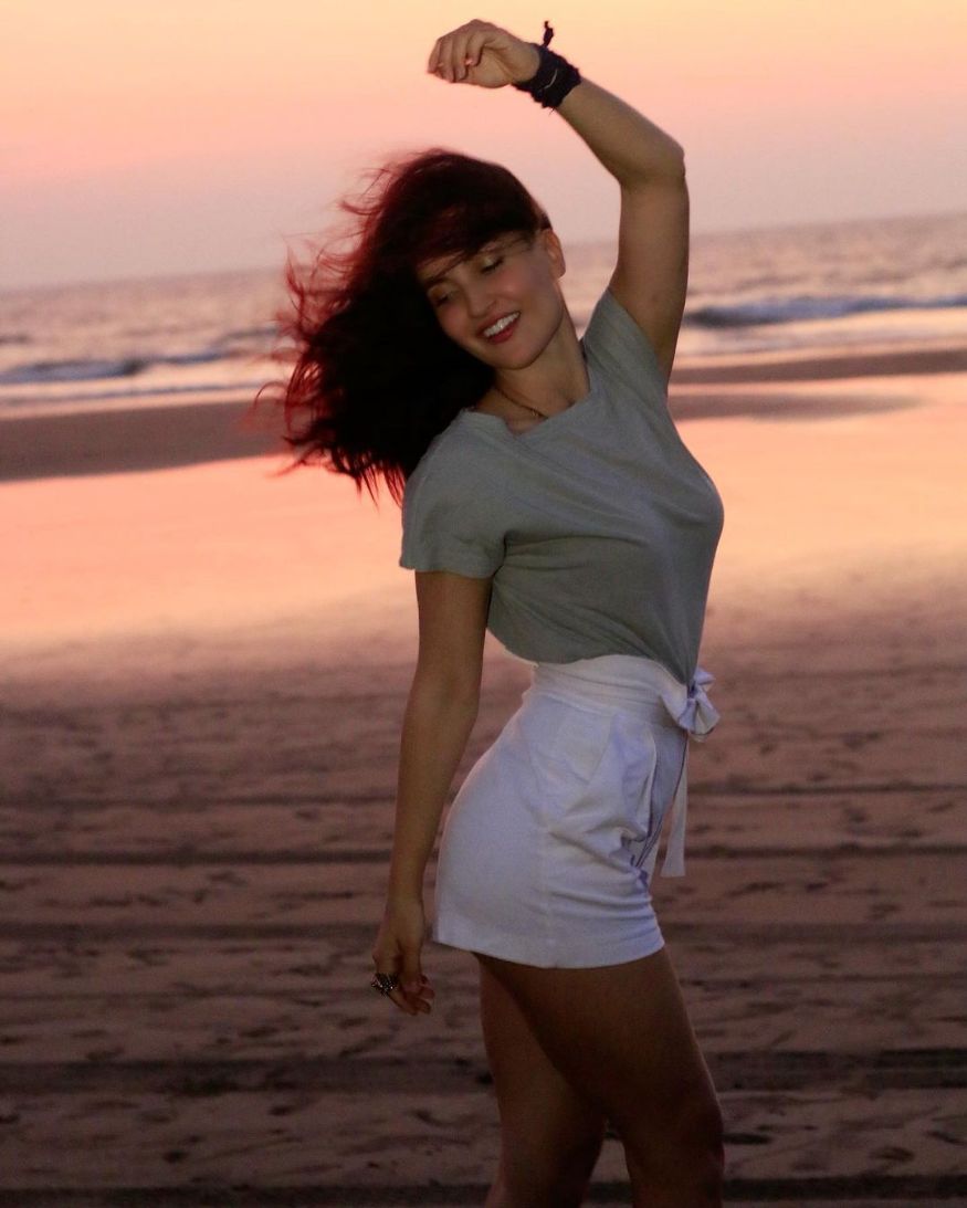 Lazing around on the beach. (Image: Instagram) Lazing around on the beach. (Image: Instagram)