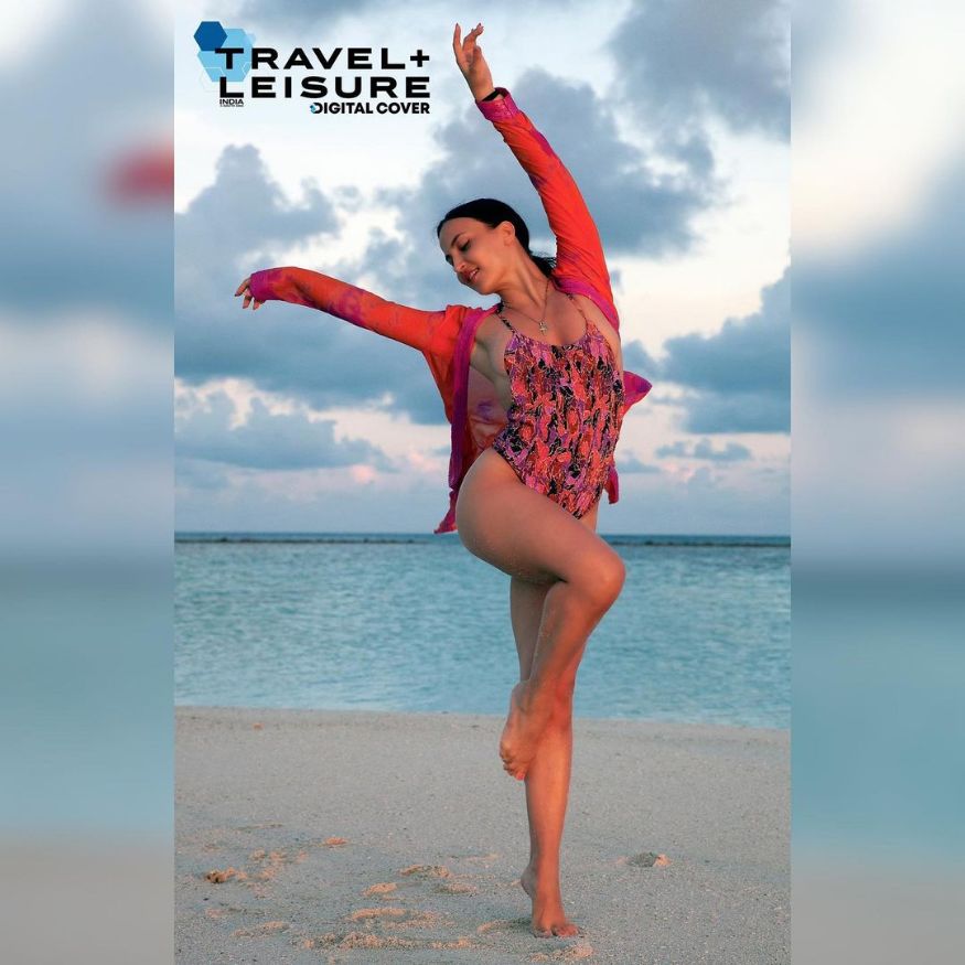 Shot in the Maldives, the shoot unleashed the wild side of Elle AvrRam. (Image: Instagram) Shot in the Maldives, the shoot unleashed the wild side of Elle AvrRam. (Image: Instagram)