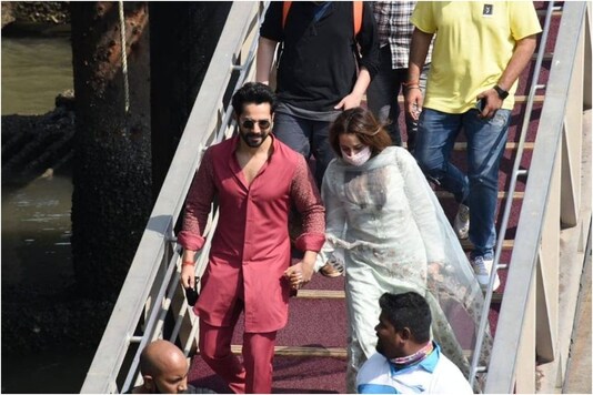 Varun Dhawan with Natasha Dalal