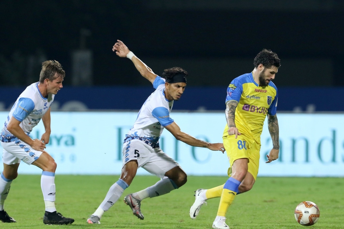 ISL 2020-21: Kerala Blasters Do Everything But Score Goal vs Jamshedpur FC for Goalless Draw, In Pics