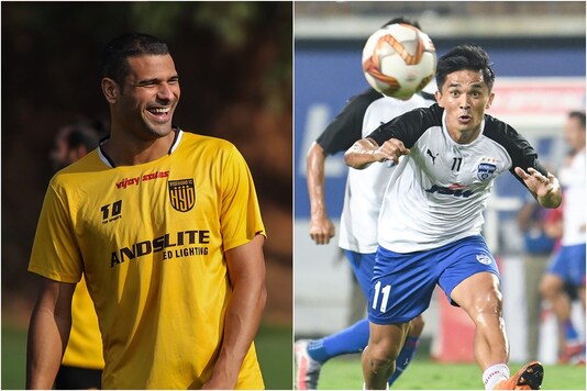 ISL 2020-21: Hyderabad FC vs Bengaluru FC (Photo Credit: Twitter)